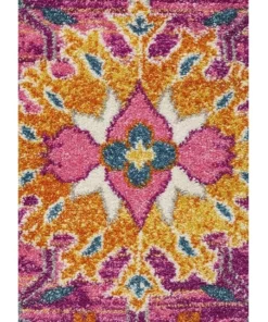 Rug Culture Babylon 210 Fuchsia Round Rug -Home Decor Shop 782210440 5 720x928