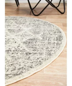 Rug Culture Century 999 Grey Round Rug -Home Decor Shop 782211070 3 720x928
