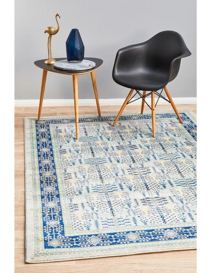 Rug Culture Century 988 Blue Rug 2 Rug Culture Century 988 Blue Rug - Image 2