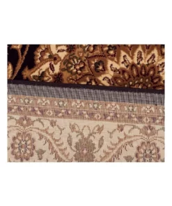 Rug Culture Sydney Medallion Runner Black with Ivory Border Runner Rug -Home Decor Shop 782212960 5 720x928