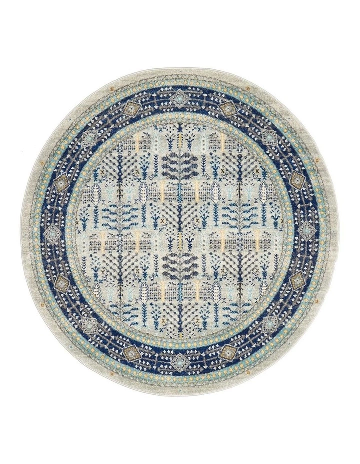 Rug Culture Century 988 Blue Round Rug 1 Rug Culture Century 988 Blue Round Rug
