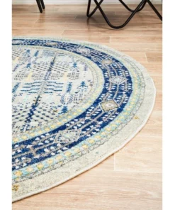 Rug Culture Century 988 Blue Round Rug 9 Rug Culture Century 988 Blue Round Rug -Home Decor Shop 782213320 3 720x928
