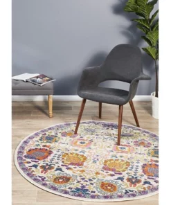 Rug Culture Babylon 206 Multi Round Rug -Home Decor Shop 782214580 7 720x928