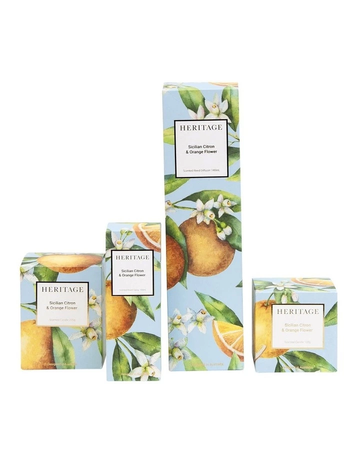 Heritage Sicilian Citron & Orange Flower Scented Candle 235g 2 Heritage Sicilian Citron & Orange Flower Scented Candle 235g - Image 2
