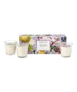 Heritage Scented Candle 3Pc Set