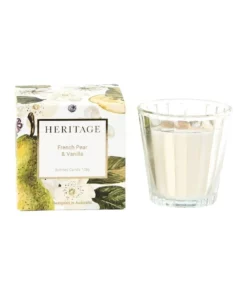 Heritage French Pear & Vanilla Scented Candle 108g