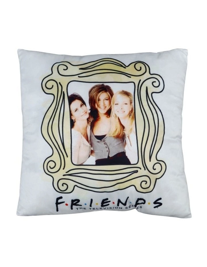 Friends Cushion Picture Frame Square Cushion White 1 Friends Cushion Picture Frame Square Cushion White