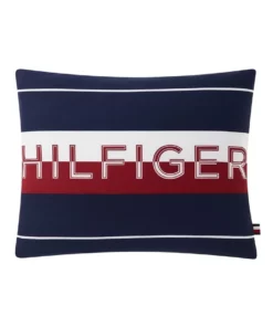 Tommy Hilfiger Home Parted Cushion Navy