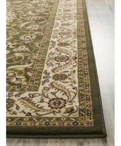 Rug Culture Sydney Collection Medallion Rug Green with Ivory Border 10 Rug Culture Sydney Collection Medallion Rug Green with Ivory Border -Home Decor Shop 790148080 4 720x928