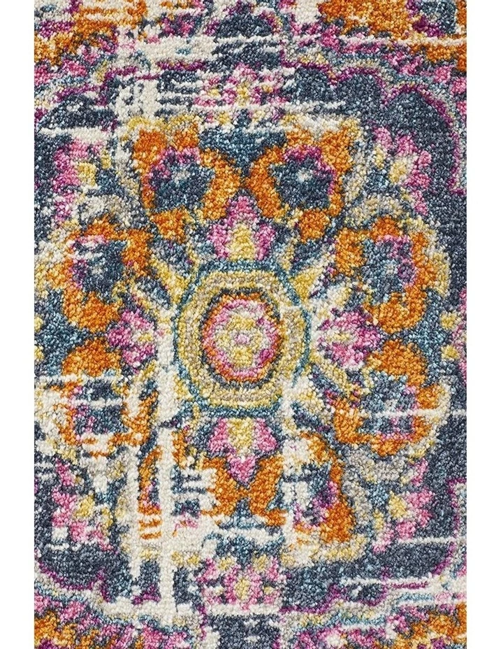 Rug Culture Babylon 205 White Round Rug 5 Rug Culture Babylon 205 White Round Rug - Image 5