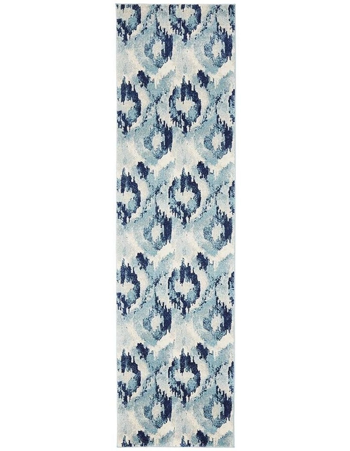 Rug Culture Mirage Lesley Whimsical Blue Runner Rug 1 Rug Culture Mirage Lesley Whimsical Blue Runner Rug