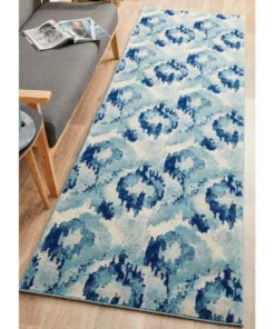 Rug Culture Mirage Lesley Whimsical Blue Runner Rug 11 Rug Culture Mirage Lesley Whimsical Blue Runner Rug -Home Decor Shop 790149610 5 720x928
