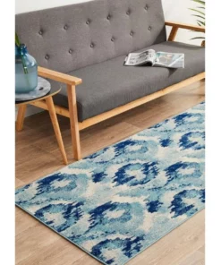 Rug Culture Mirage Lesley Whimsical Blue Runner Rug 12 Rug Culture Mirage Lesley Whimsical Blue Runner Rug -Home Decor Shop 790149610 6 720x928