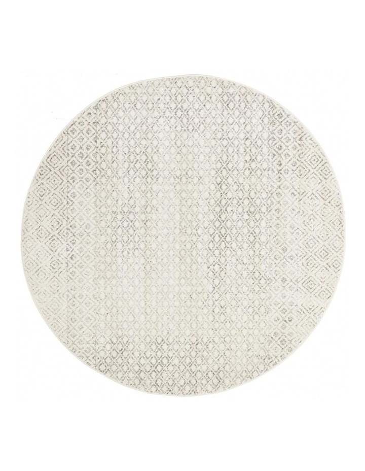 Rug Culture Evoke Diamond Grey Transitional Round Rug 1 Rug Culture Evoke Diamond Grey Transitional Round Rug