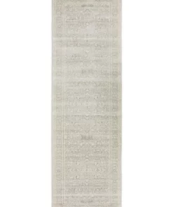 Rug Culture Evoke Silver Flower Transitional Rug