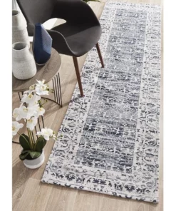Rug Culture Magnolia 88 Denim Runner Rug -Home Decor Shop 790150510 7 720x928