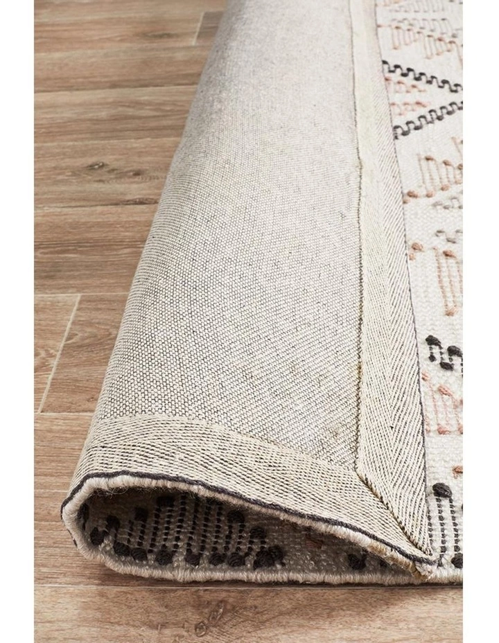 Rug Culture Vidya Rug white Peach 6 Rug Culture Vidya Rug white Peach - Image 6