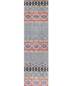 Rug Culture Oasis Sabrina Multi Tribal Runner Rug