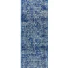 Rug Culture Evoke Contrast Navy Transitional Runner Rug