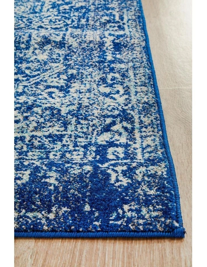 Rug Culture Evoke Contrast Navy Transitional Runner Rug 3 Rug Culture Evoke Contrast Navy Transitional Runner Rug - Image 3