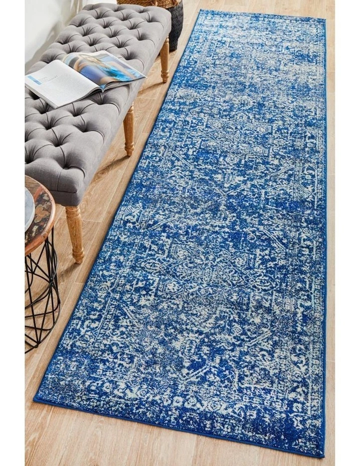 Rug Culture Evoke Contrast Navy Transitional Runner Rug 7 Rug Culture Evoke Contrast Navy Transitional Runner Rug - Image 7