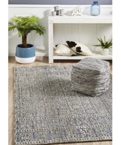 Rug Culture Levi 361 Charcoal -Home Decor Shop 790151680 7 720x928