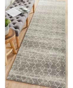 Rug Culture Evoke Remy Silver Transitional Runner Rug -Home Decor Shop 790151860 7 720x928