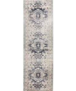Rug Culture Providence Esquire Brushed Traditional Blue Rug