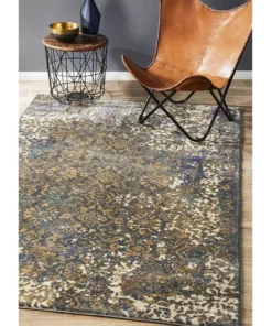 Rug Culture Medina Danica Transitional Rug Blue Grey -Home Decor Shop 790153120 3 720x928