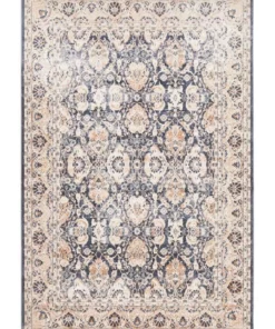 Rug Culture Providence Esquire Balance Traditional Blue Rug