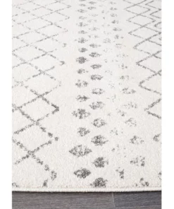 Rug Culture Oasis Selma White Grey Tribal Rug -Home Decor Shop 790154920 4 720x928