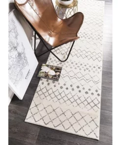 Rug Culture Oasis Selma White Grey Tribal Rug -Home Decor Shop 790154920 7 720x928