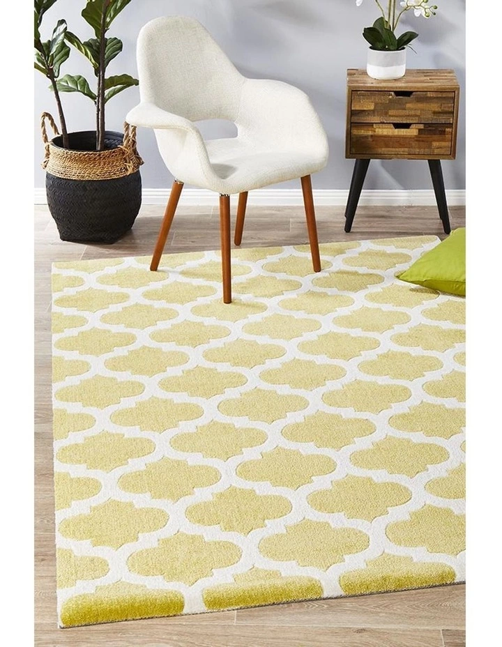 Rug Culture City Trellis Stylish Design Rug Green 7 Rug Culture City Trellis Stylish Design Rug Green - Image 7