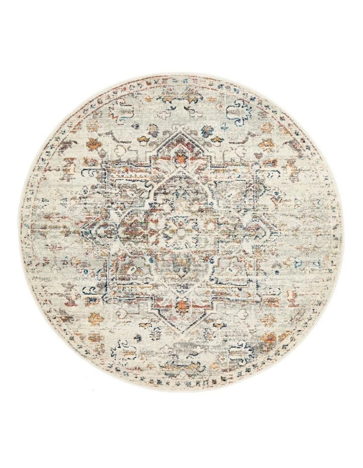 Rug Culture Century 911 Silver Round Rug 1 Rug Culture Century 911 Silver Round Rug