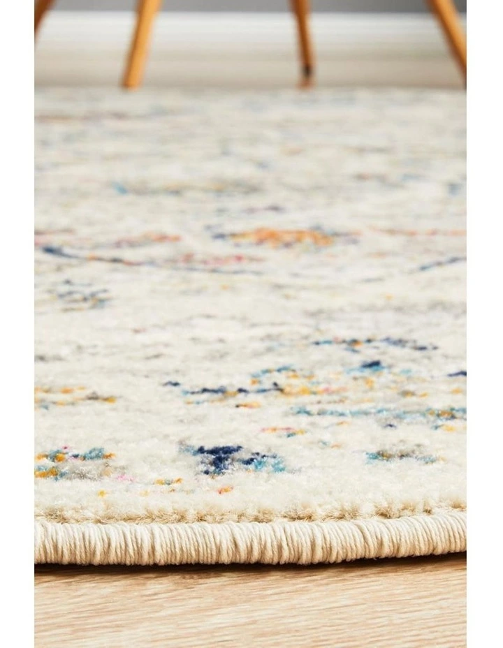 Rug Culture Century 911 Silver Round Rug 4 Rug Culture Century 911 Silver Round Rug - Image 4