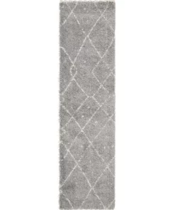 Rug Culture Saffron 44 Silver Runner Rug