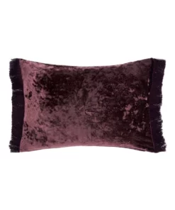 Grace by Linen House Pasquel Rectangle Cushion Plum
