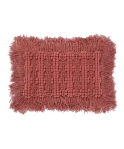 Linen House Diego Rectangle Cushion Paprika Brown