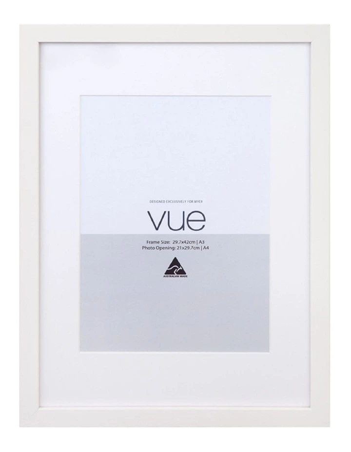 Vue A3 to A4 Photo Frame White 1 Vue A3 to A4 Photo Frame White