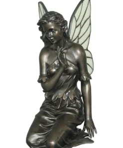 G&G Bro Kneeling Fairy Art Deco Table Lamp Beige