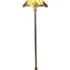 G&G Bro Benita Leadlight Tiffany Floor Lamp - Beige