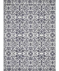 Rug Culture Relic Kian Silver Navy Rug