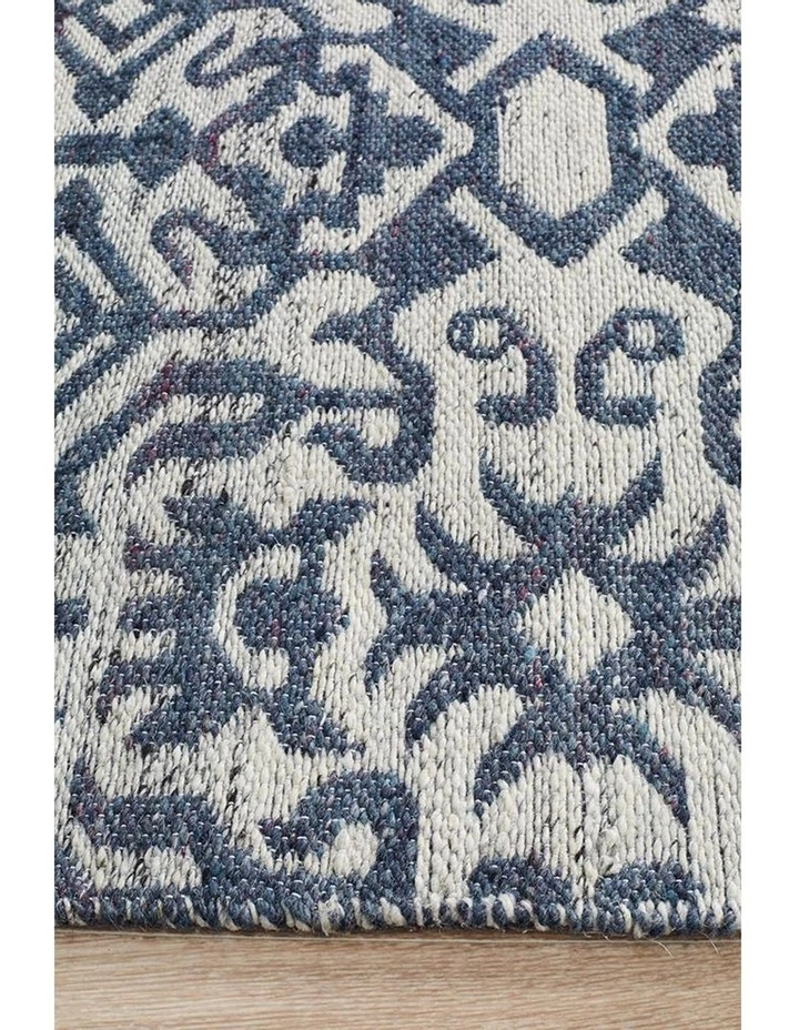 Rug Culture Relic Kian Silver Navy Rug 4 Rug Culture Relic Kian Silver Navy Rug - Image 4