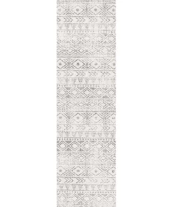 Rug Culture Oasis Ismail White Grey Rustic Rug