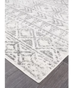 Rug Culture Oasis Ismail White Grey Rustic Rug -Home Decor Shop 797876920 3 720x928