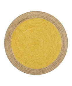 Rug Culture Atrium Polo Round Yellow
