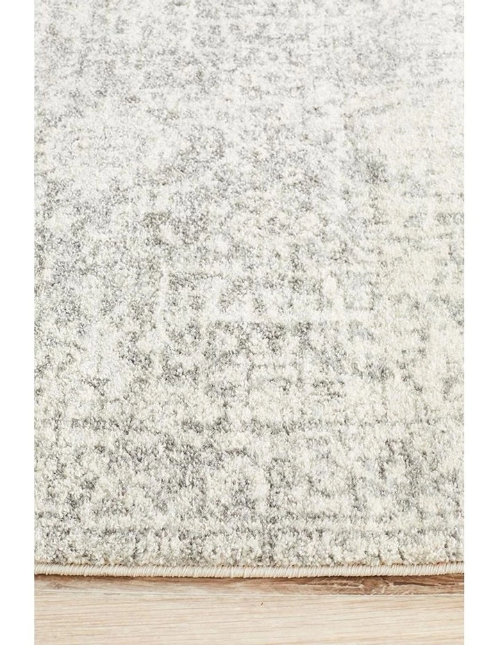 Rug Culture Evoke Dream White Silver Transitional Rug 2 Rug Culture Evoke Dream White Silver Transitional Rug - Image 2