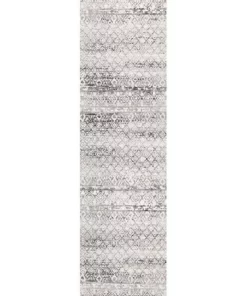 Rug Culture Oasis Zakira Dark Grey Tribal Runner Rug