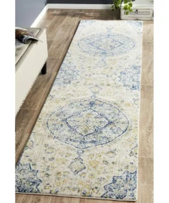 Rug Culture Museum Tyler Sky Blue Runner -Home Decor Shop 797880790 7 720x928