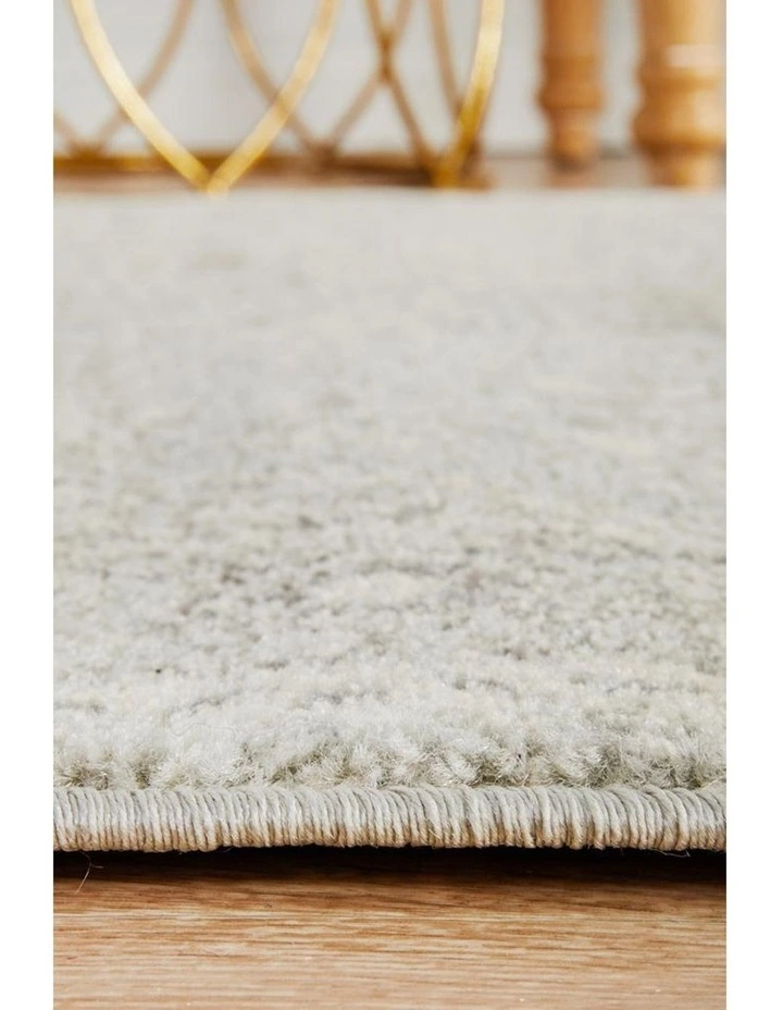 Rug Culture Evoke Silver Flower Transitional Runner Rug 4 Rug Culture Evoke Silver Flower Transitional Runner Rug - Image 4